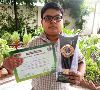 Kartik Sachan Winner PSIT Drawing COmpetition